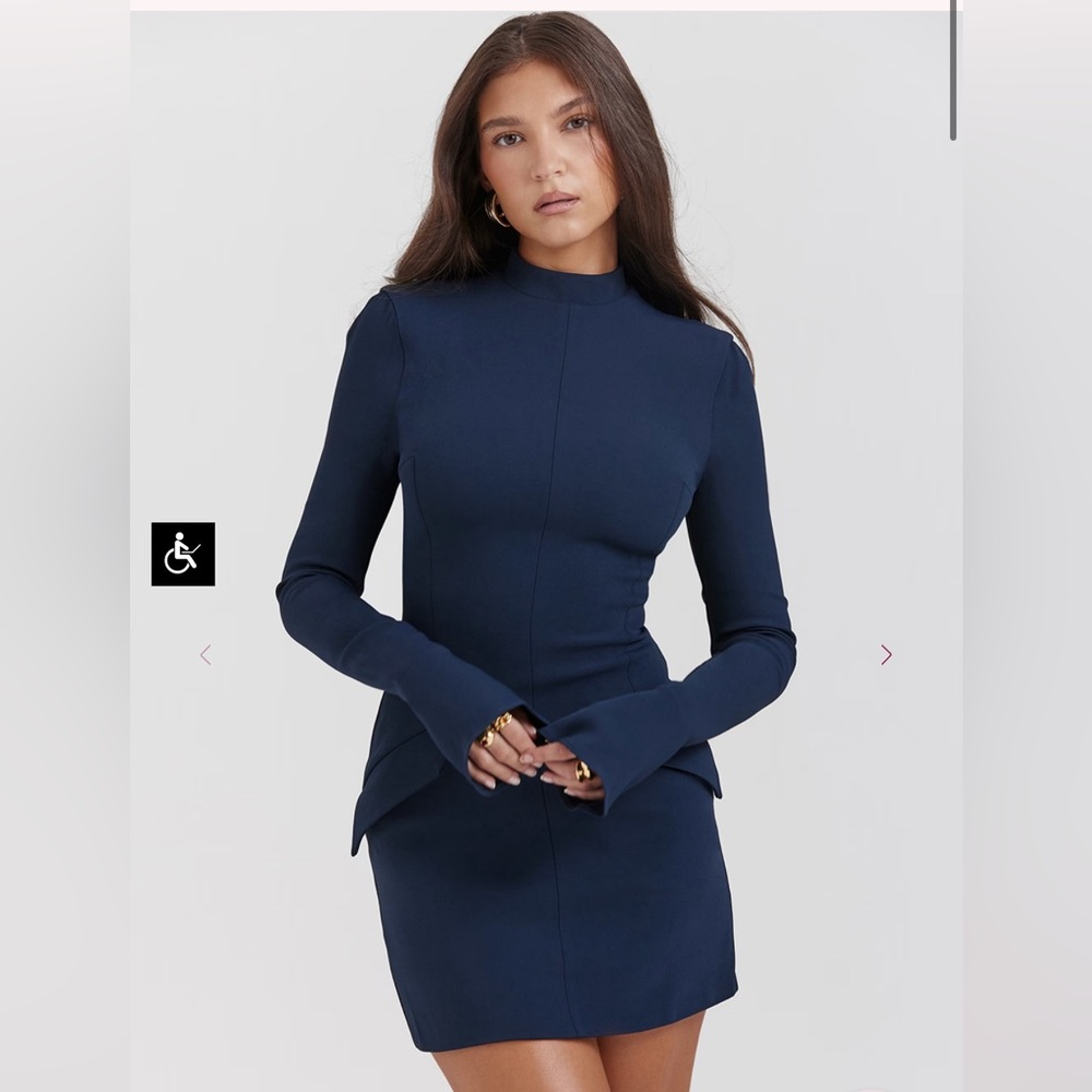 Mahalia House of CB Navy Mini Dress size S